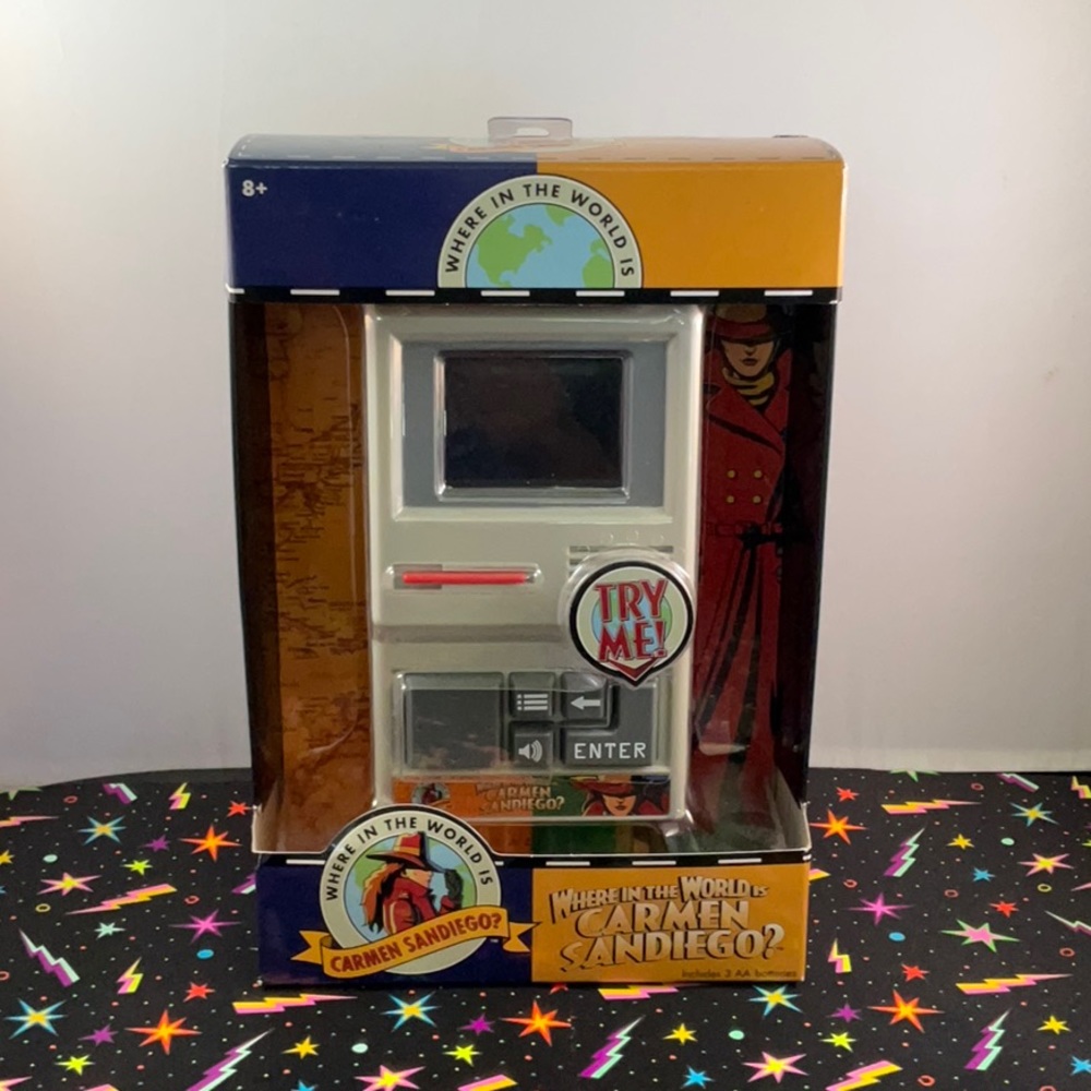 Where in the World is Carmen San Diego Handheld Game.